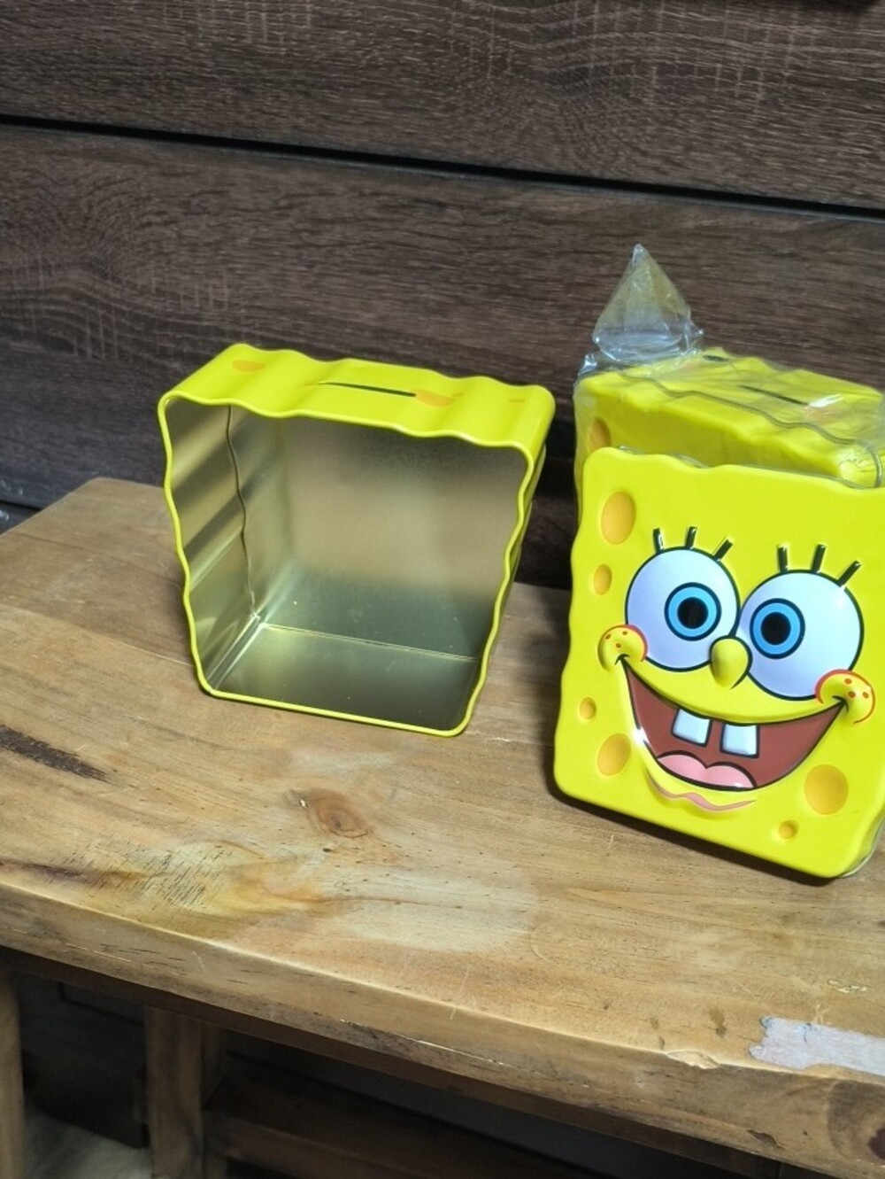 SpongeBob SquarePants Yellow Face Trinket Boxes - Set of 2 - Picture 2 of 3